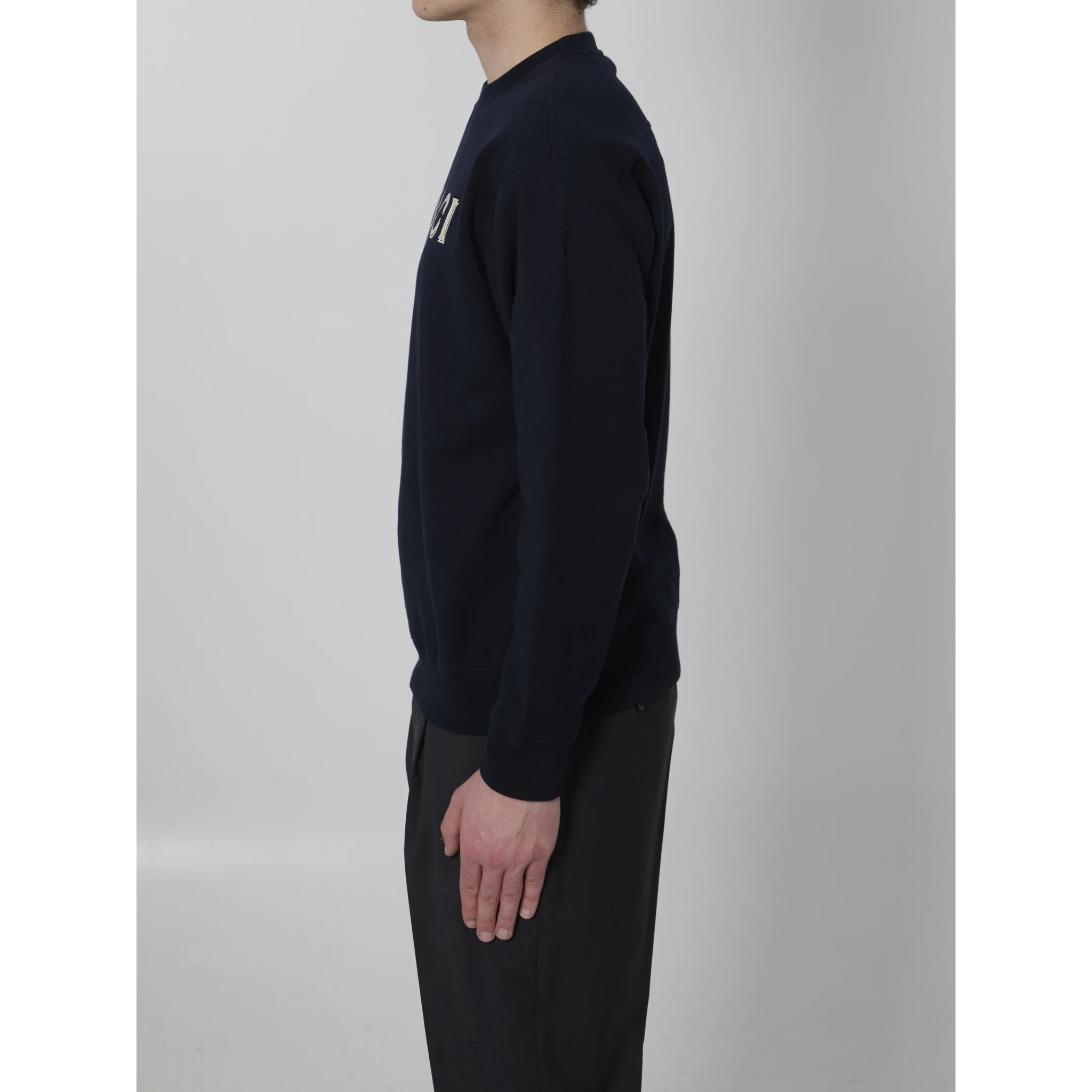 Embroidered jersey sweatshirt