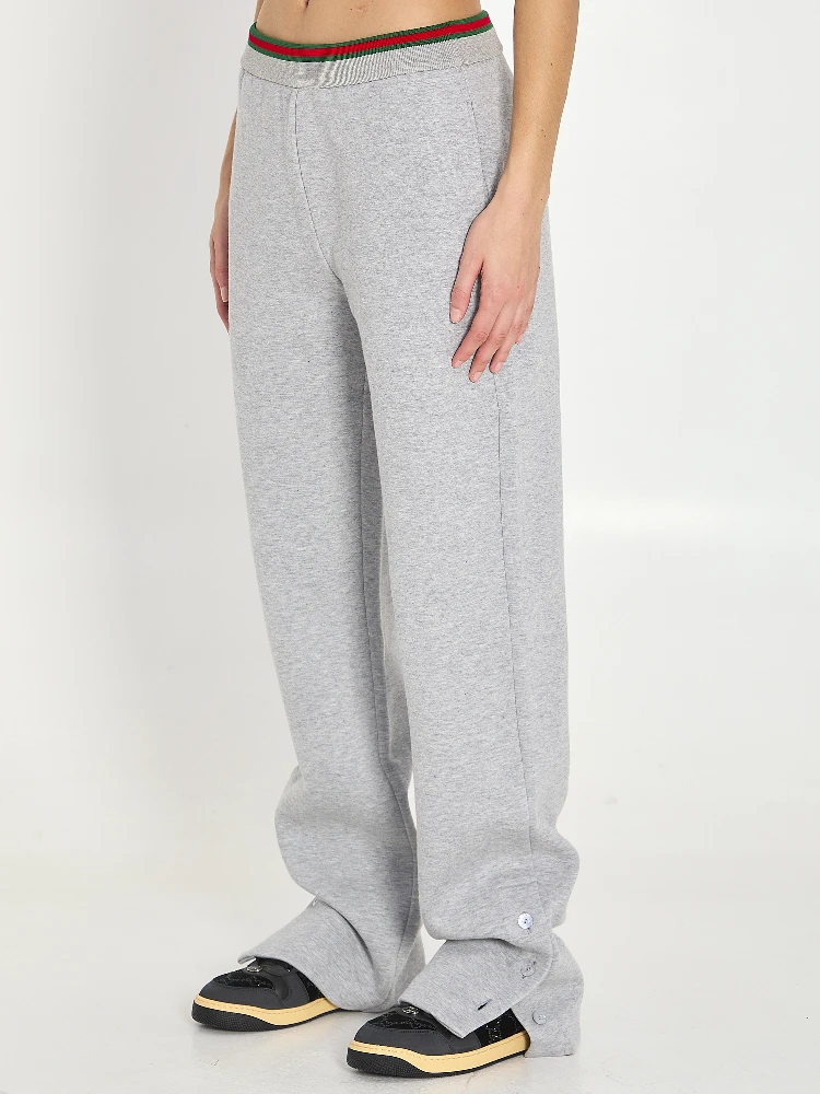 Web cotton jersey leisure pants alternative