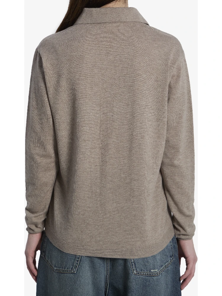 Tala knit V-neck polo alternative