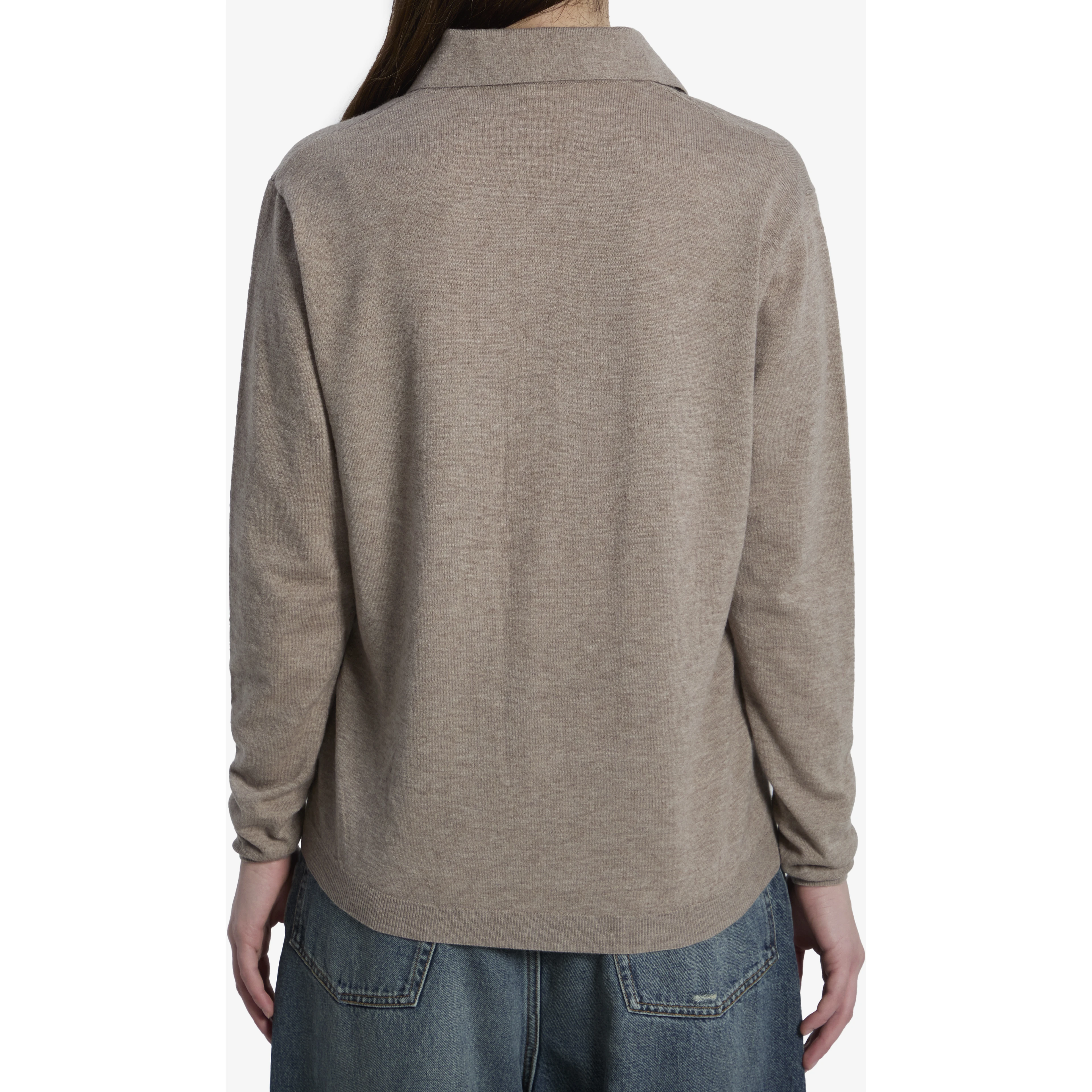 Tala knit V-neck polo