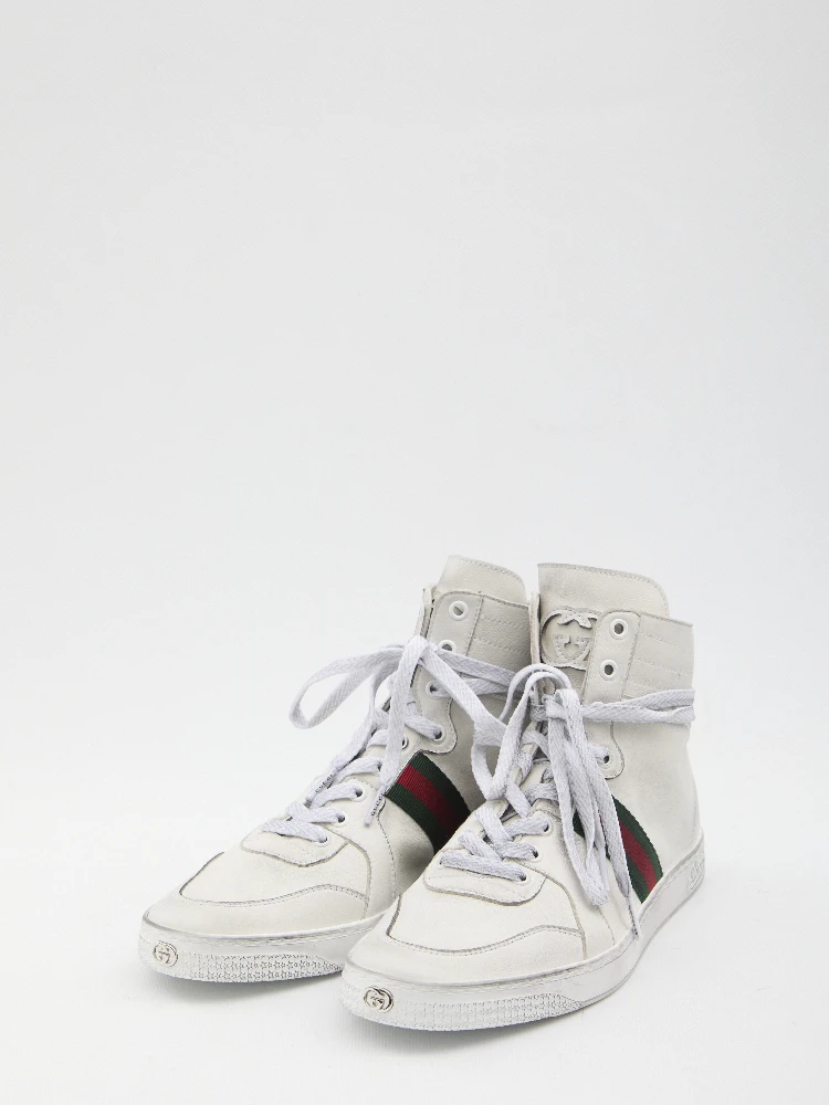 High-top Stretch sneakers alternative