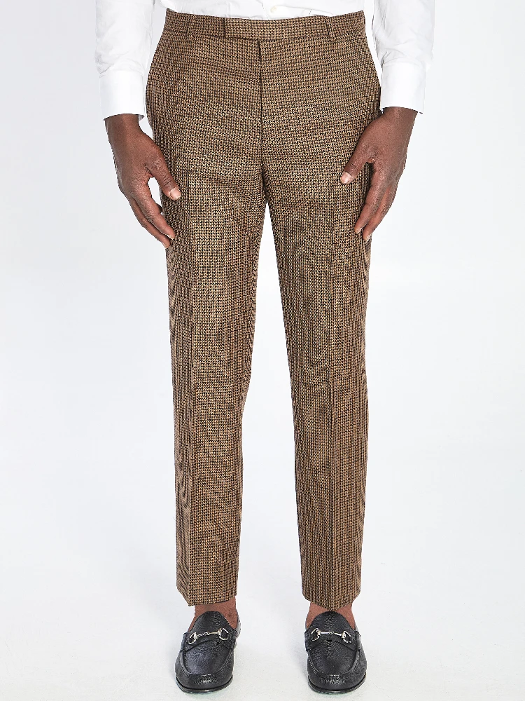 Wool tweed trousers