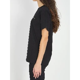 Cotton jersey T-shirt with embroidery