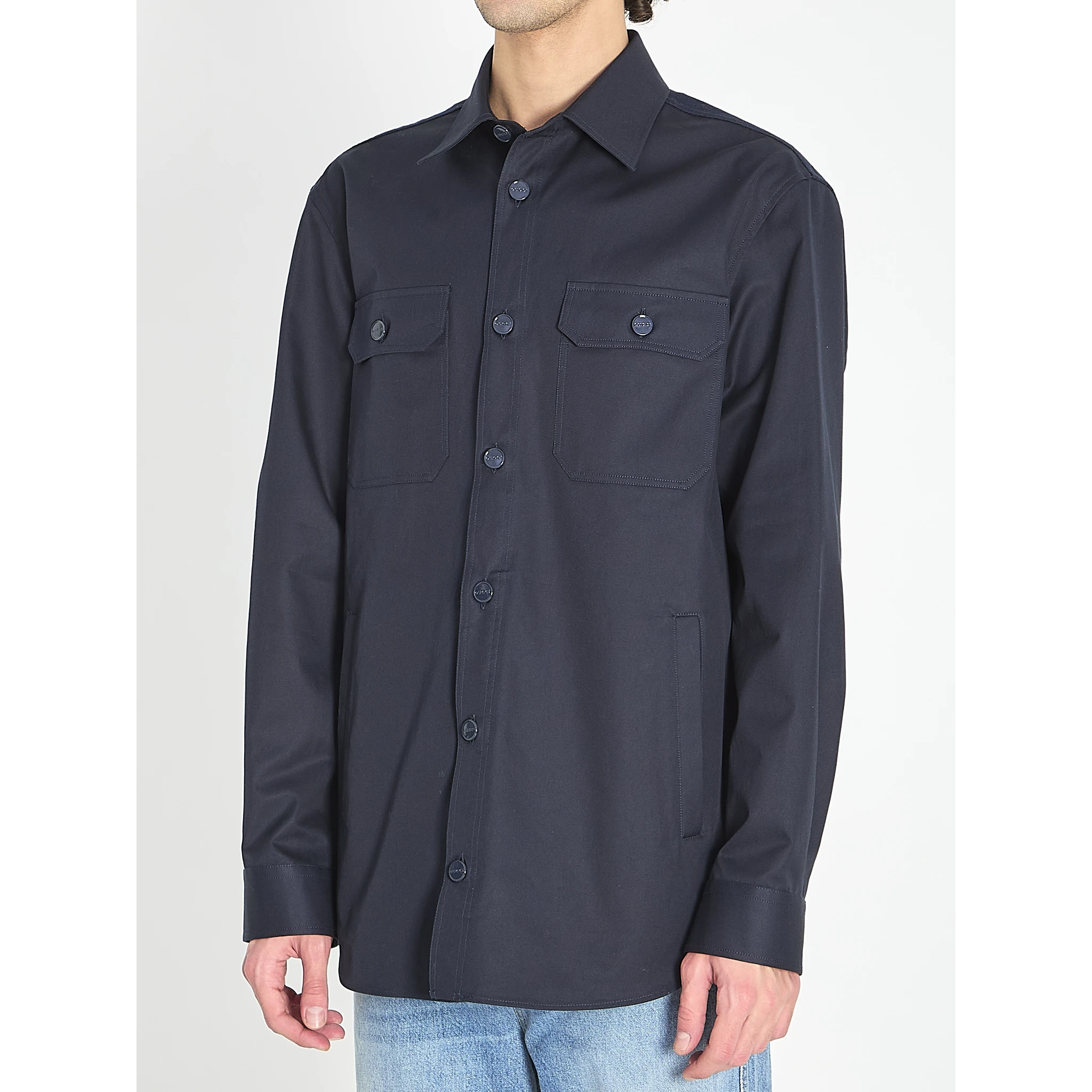 Cotton twill shirt