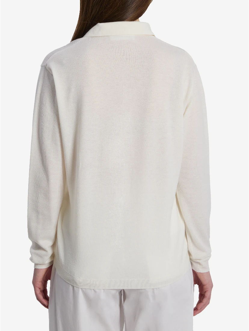 Tala knit V-neck polo