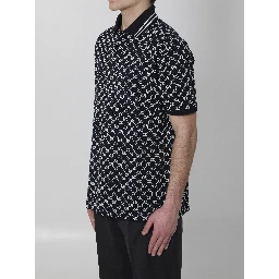 GG jacquard cotton piqué polo shirt