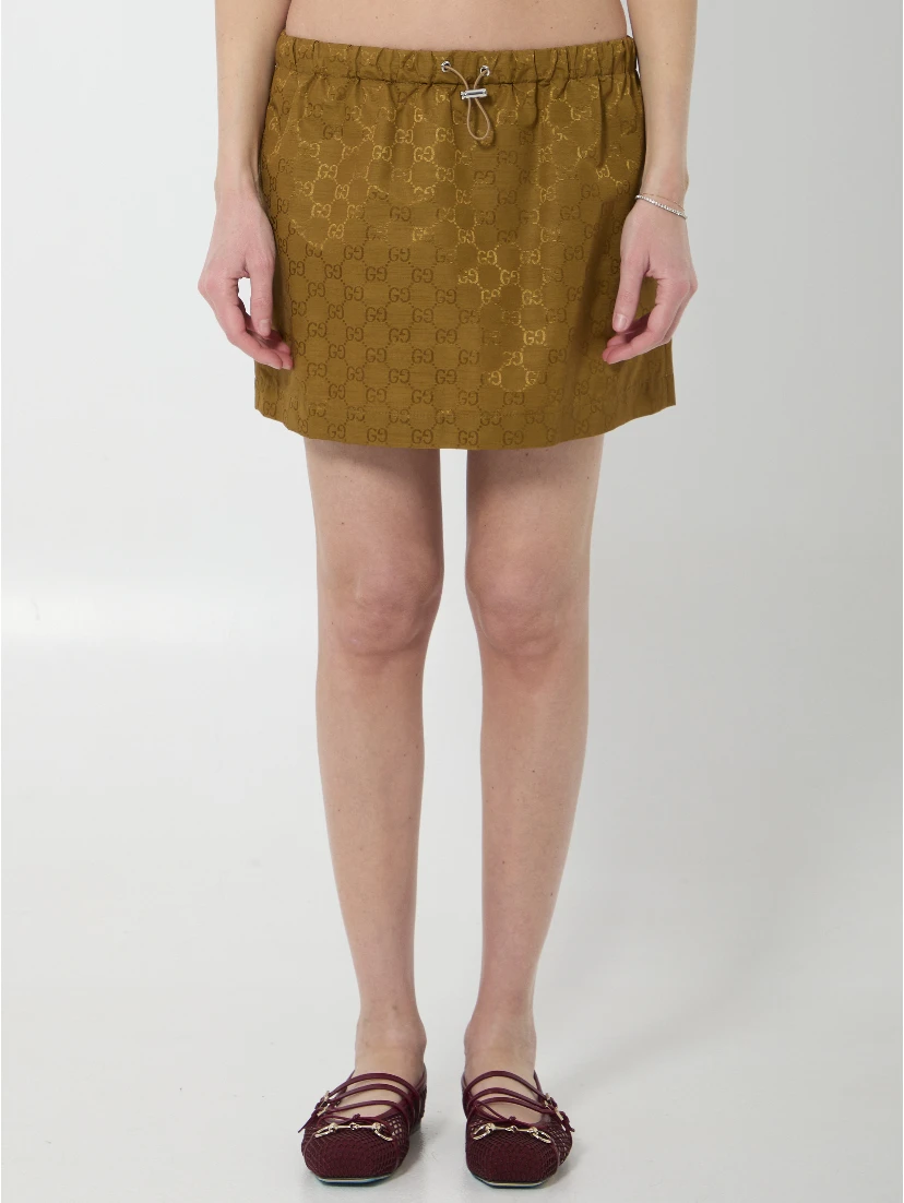 GG nylon skirt