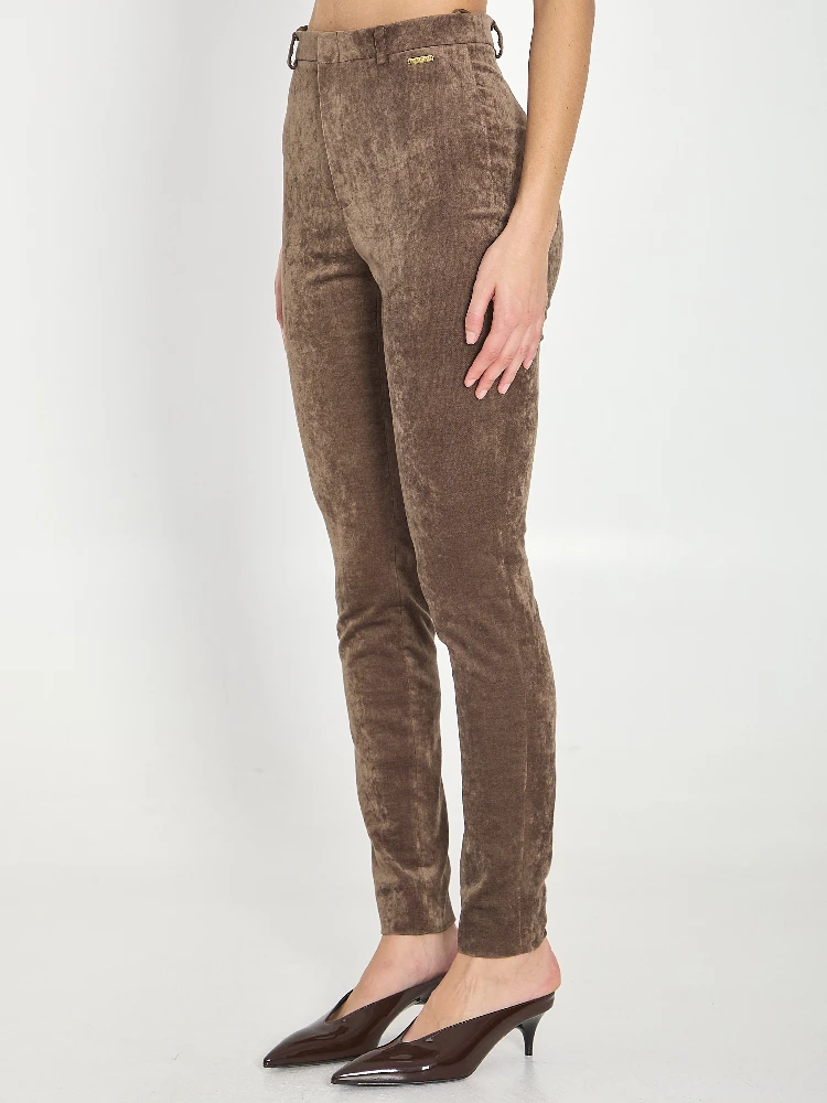 Stretch velvet leggings alternative