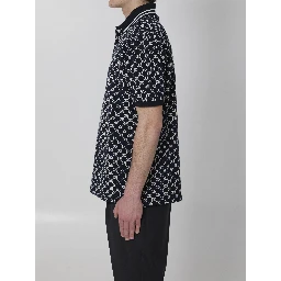 GG jacquard cotton piqué polo shirt