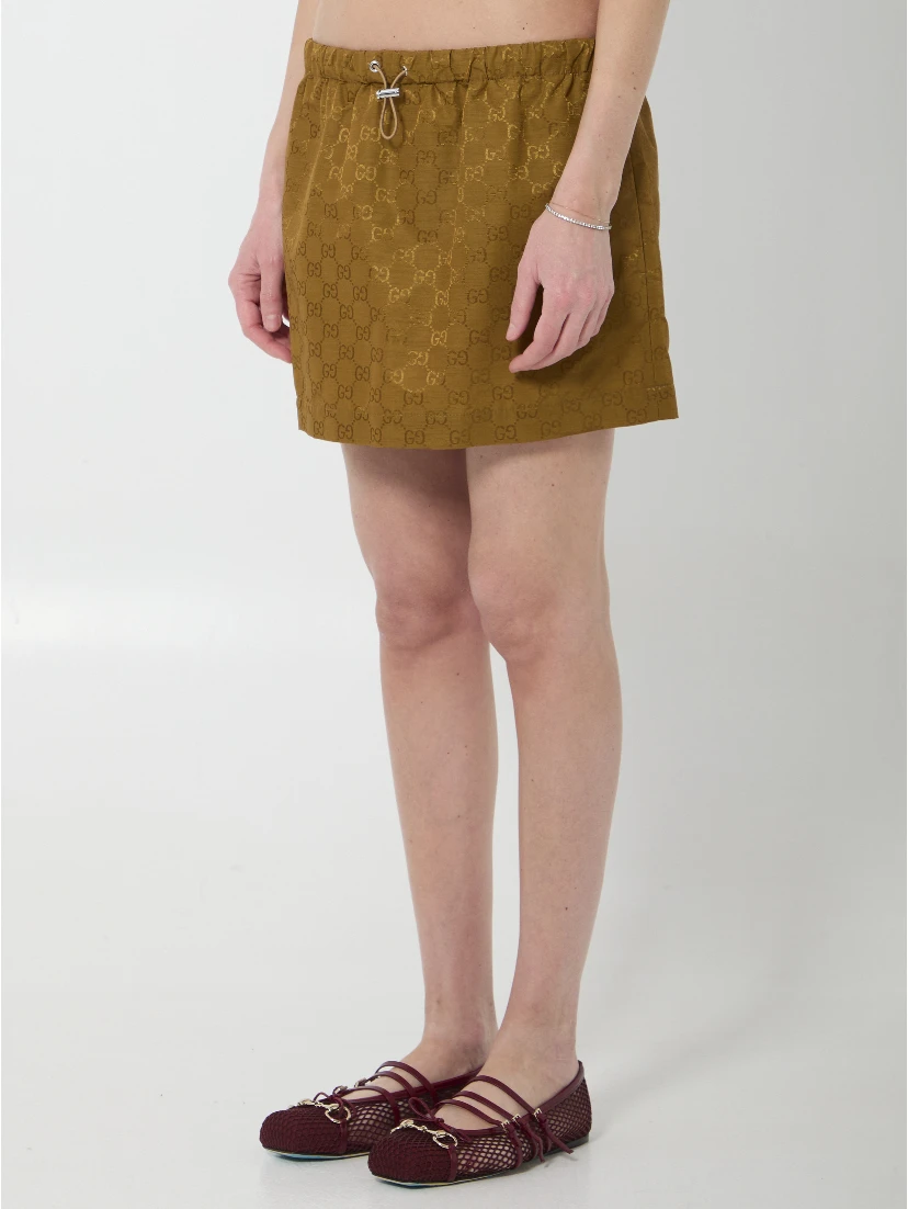 GG nylon skirt
