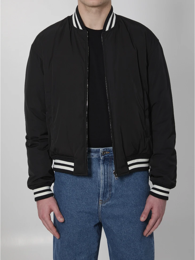 Reversible nylon jacket