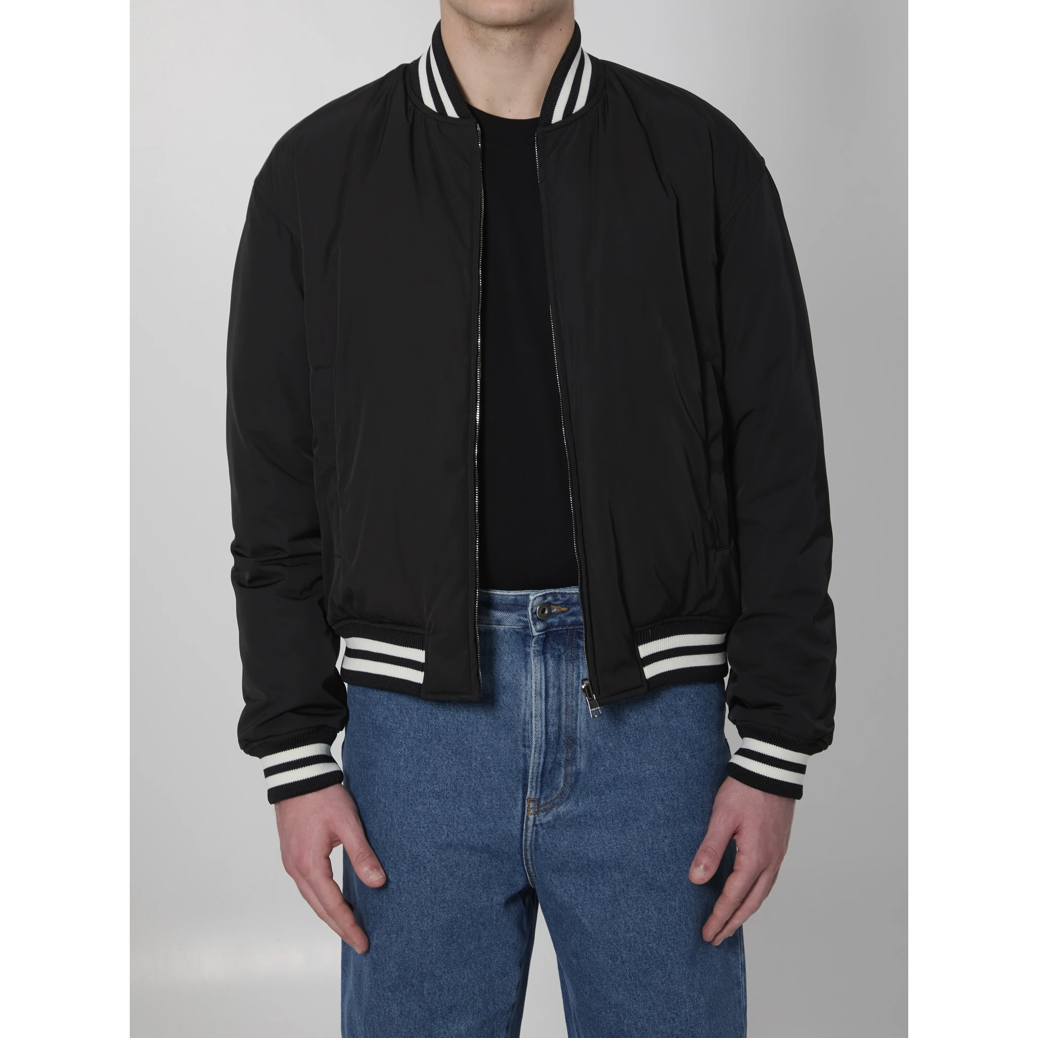 Reversible nylon jacket