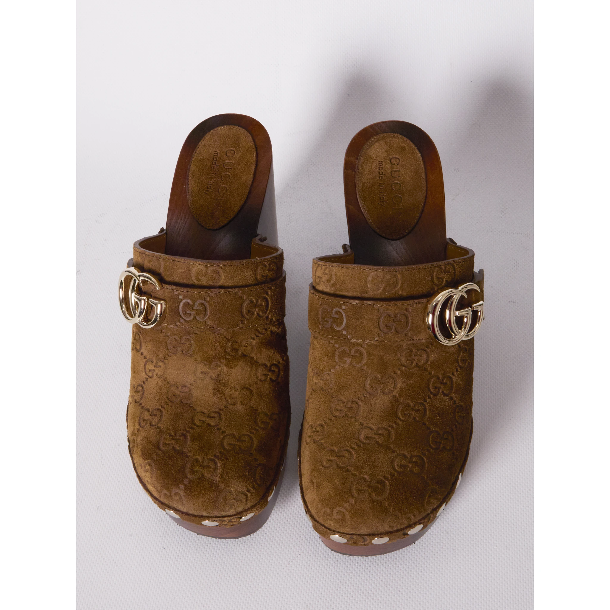 Double G platform clog