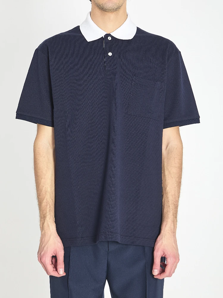 Cotton piqué polo