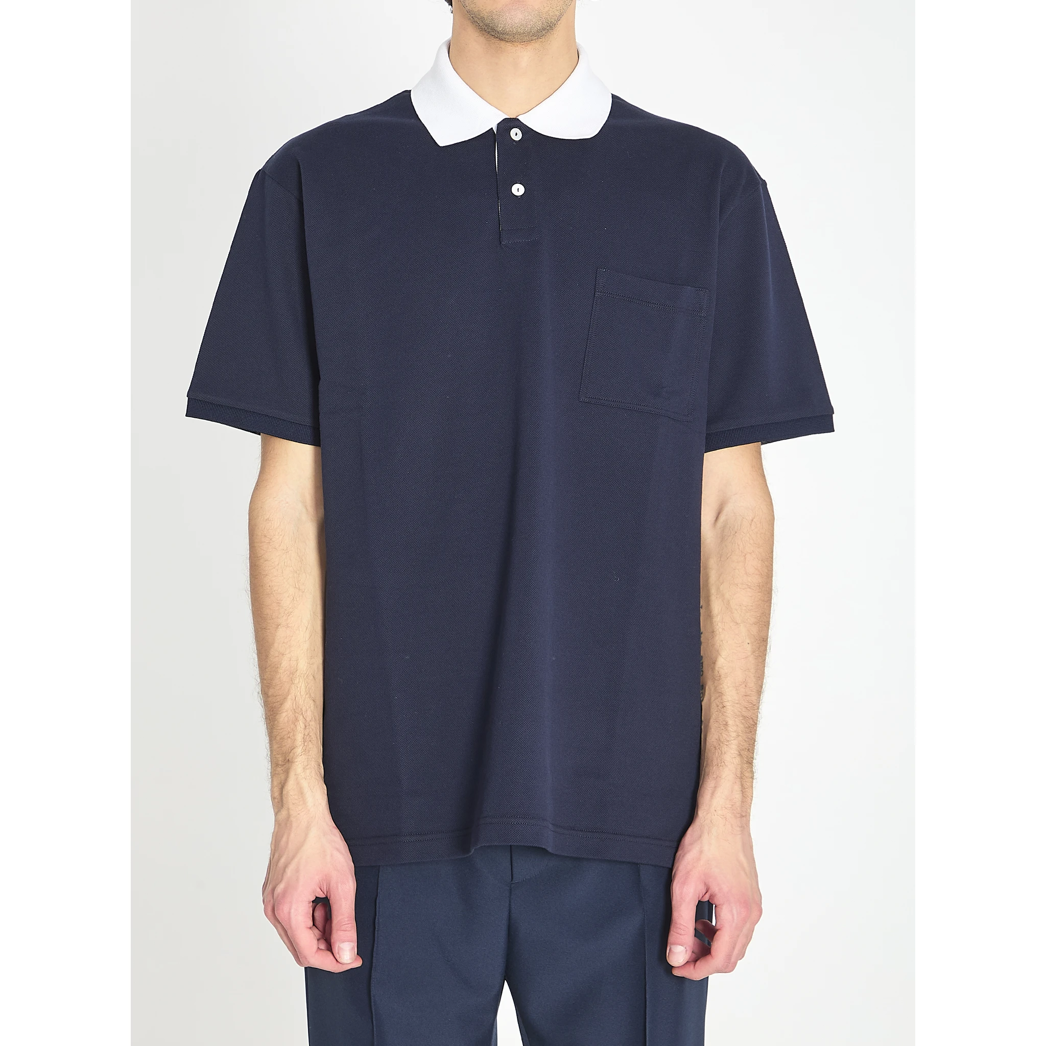 Cotton piqué polo