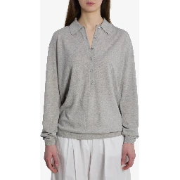 Tala knit V-neck polo