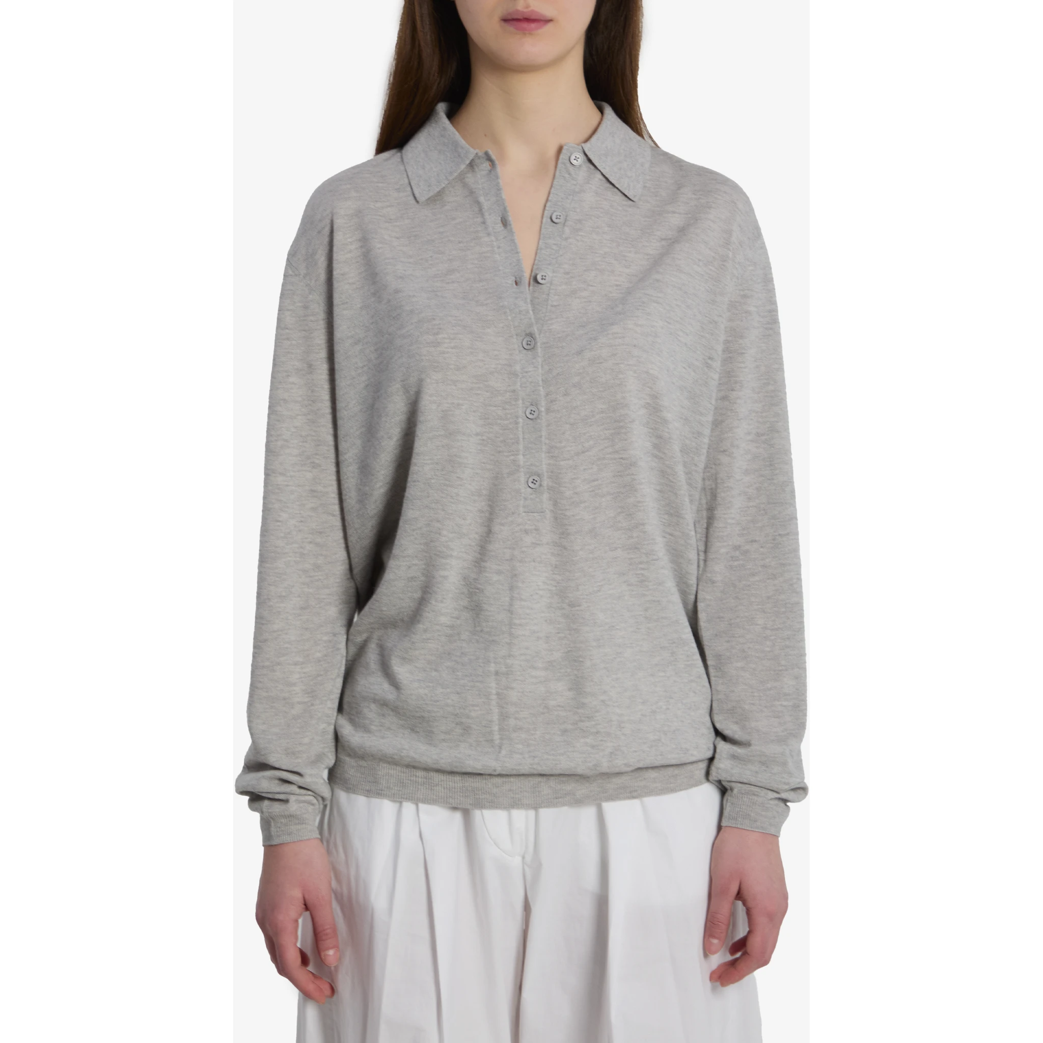 Tala knit V-neck polo