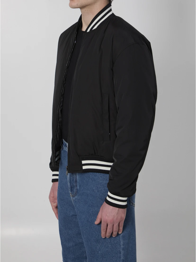 Reversible nylon jacket