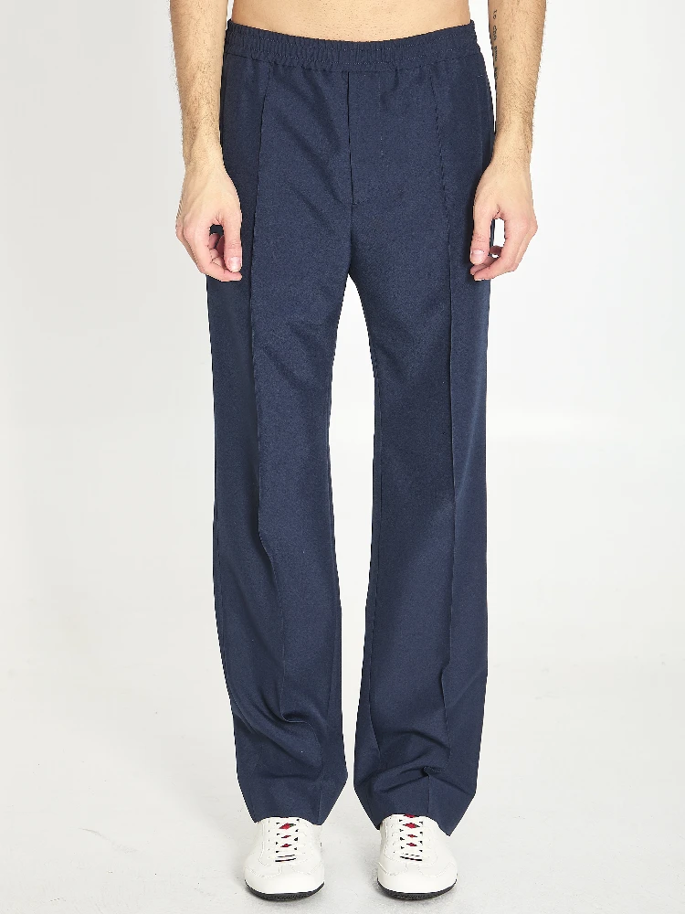 Sport trousers in technical panama
