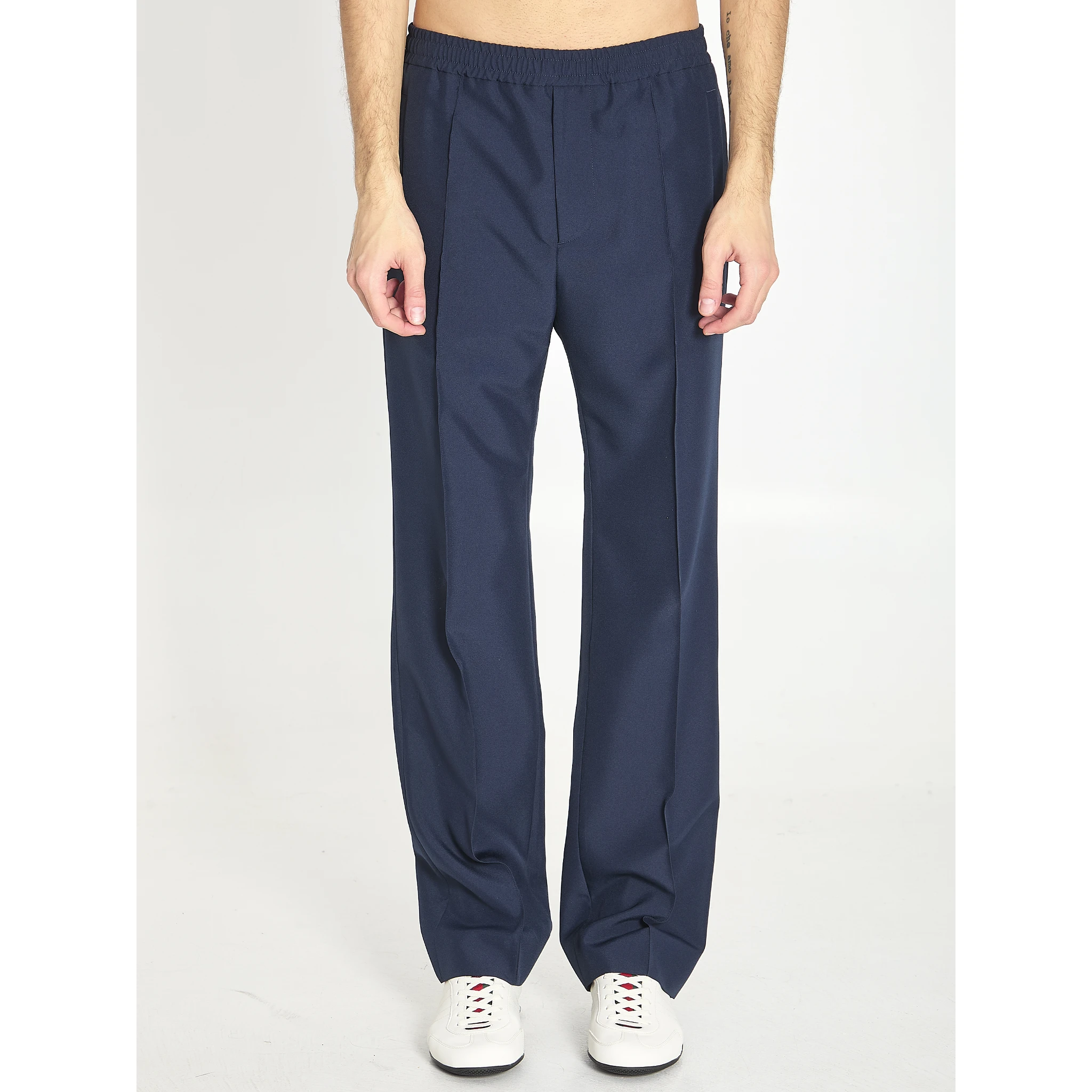 Sport trousers in technical panama