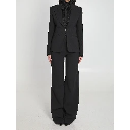 Technical stretch wool jacket