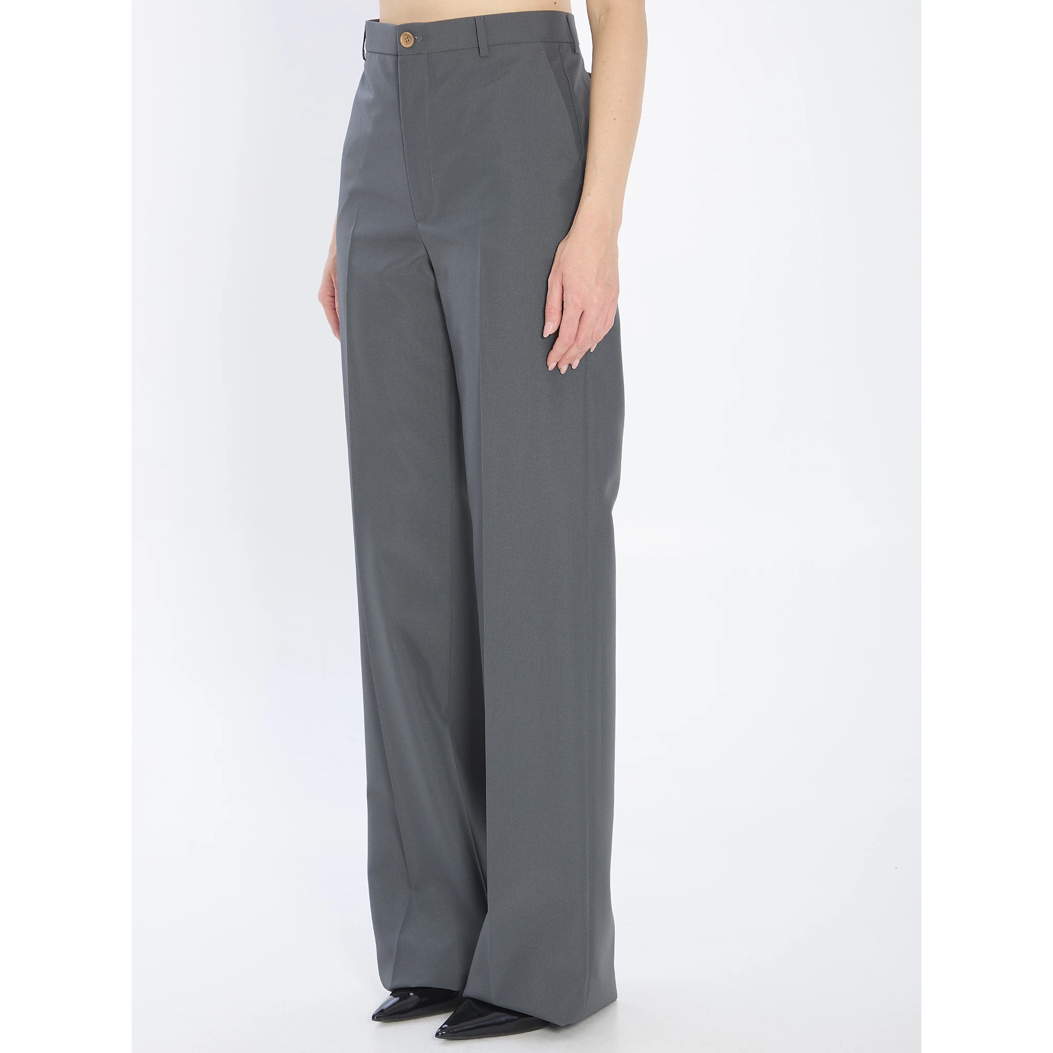 Technical panama trousers