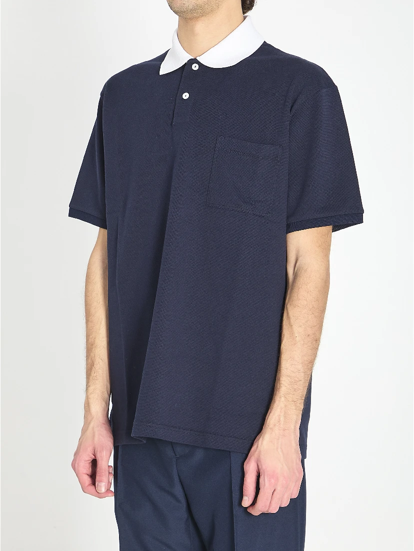 Cotton piqué polo