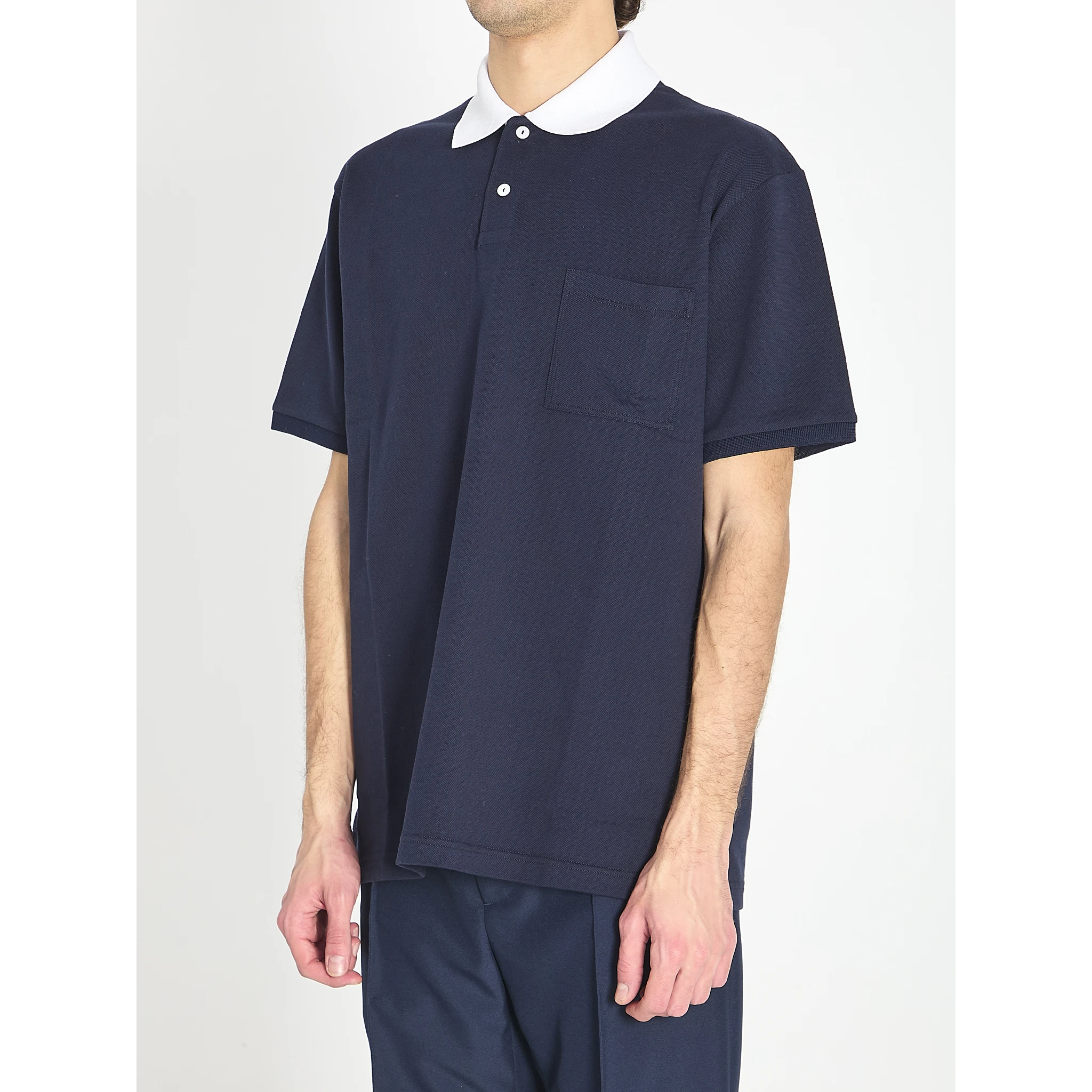 Cotton piqué polo