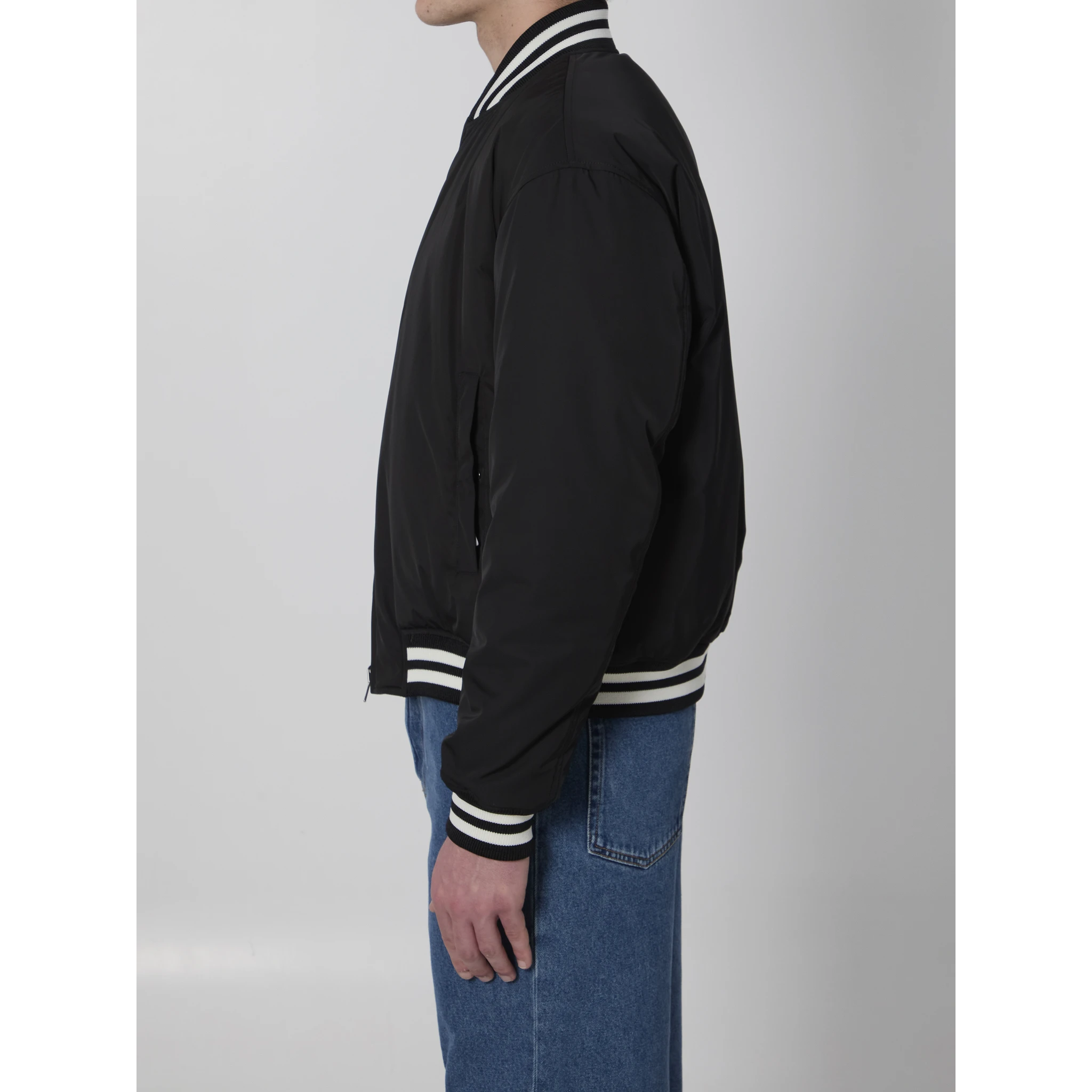 Reversible nylon jacket