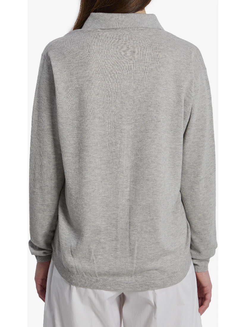 Tala knit V-neck polo