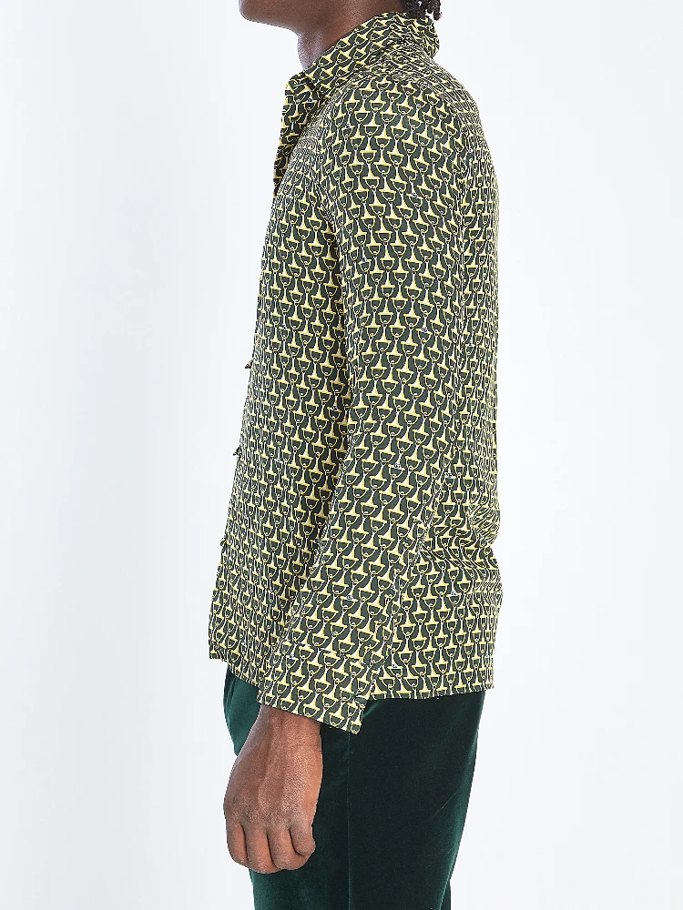 Silk shirt with Horsebit print alternative