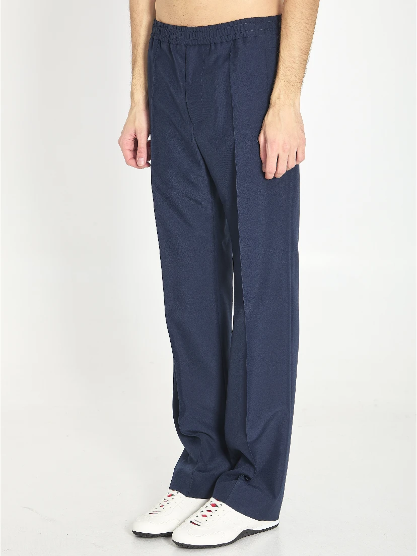 Sport trousers in technical panama