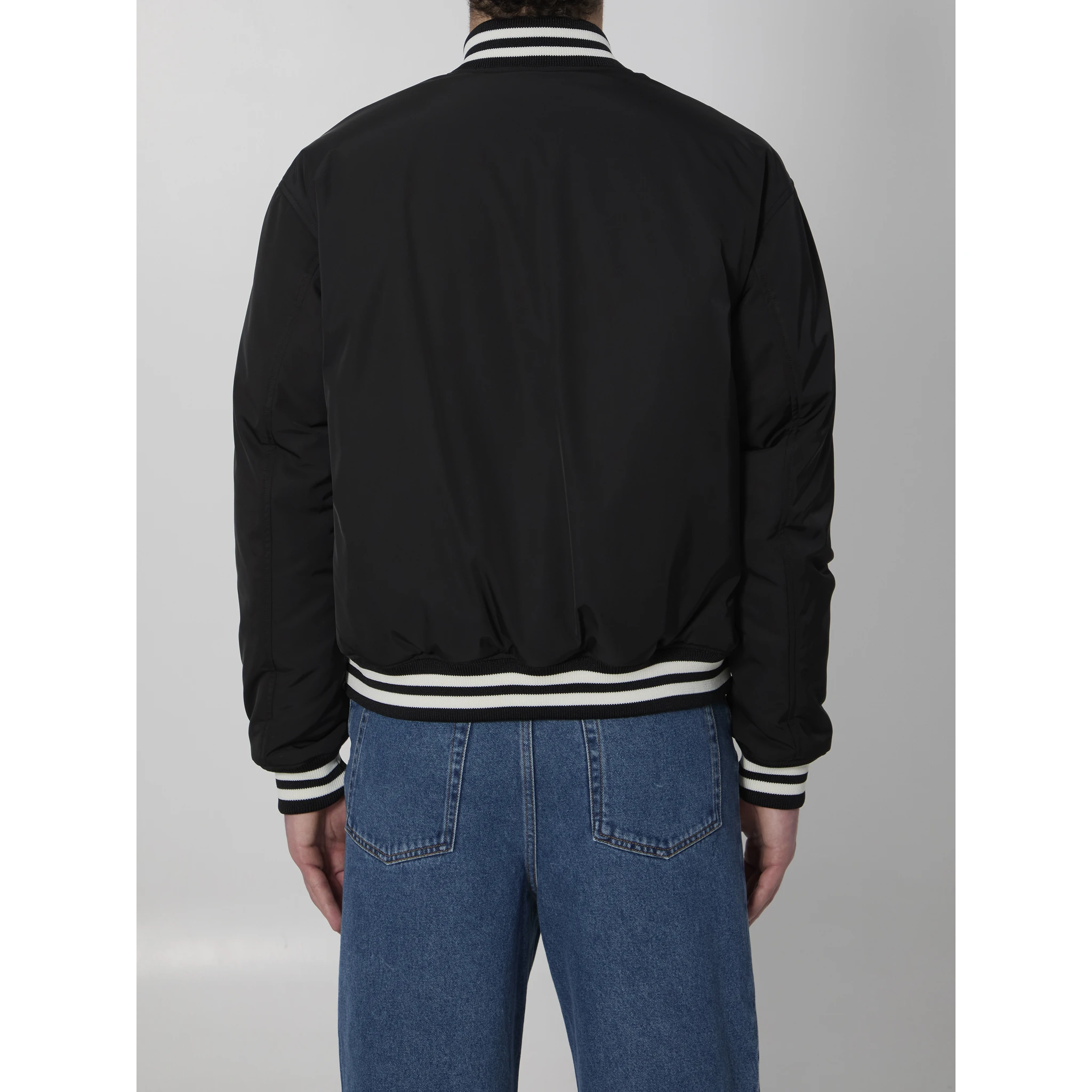 Reversible nylon jacket