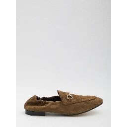 حذاء بدون كعب مزين بلجام حصان