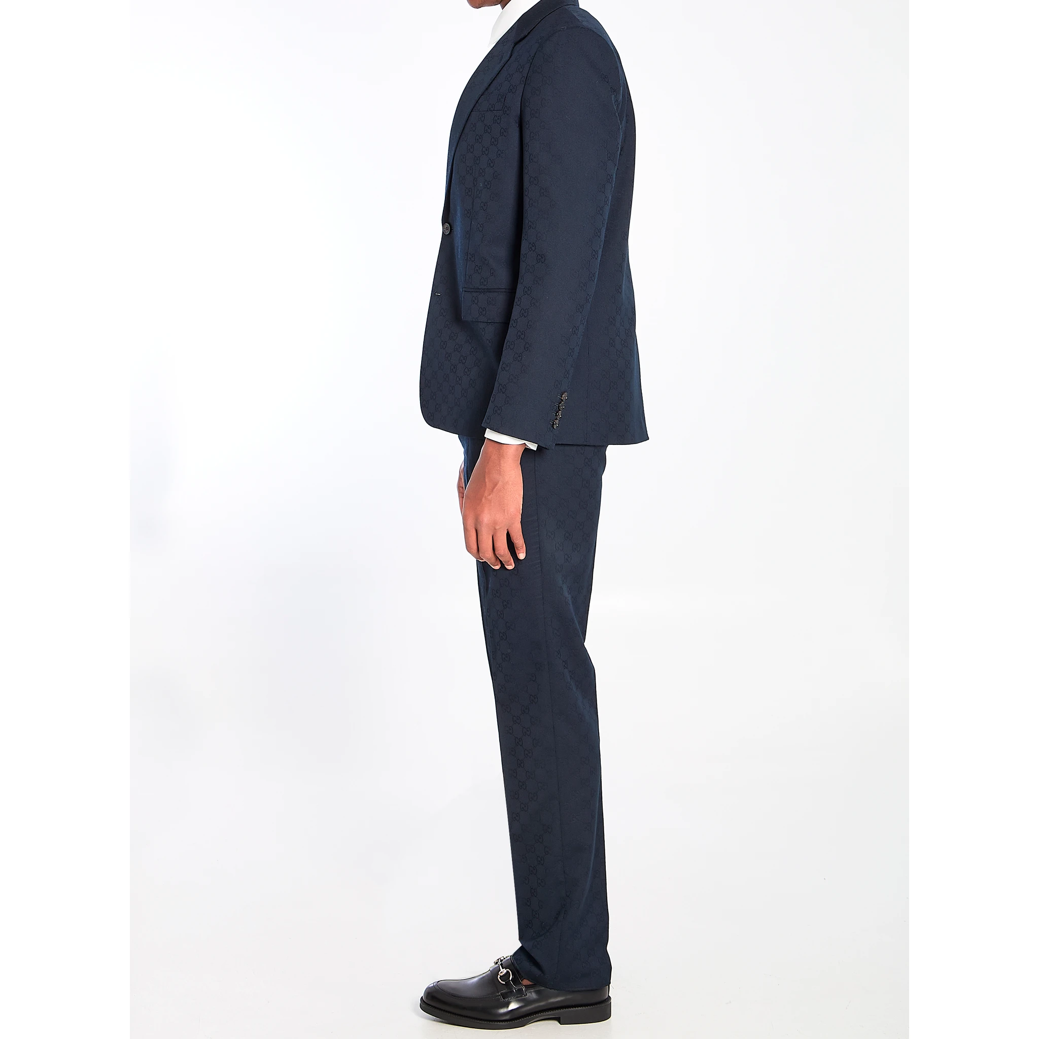 GG wool jacquard suit