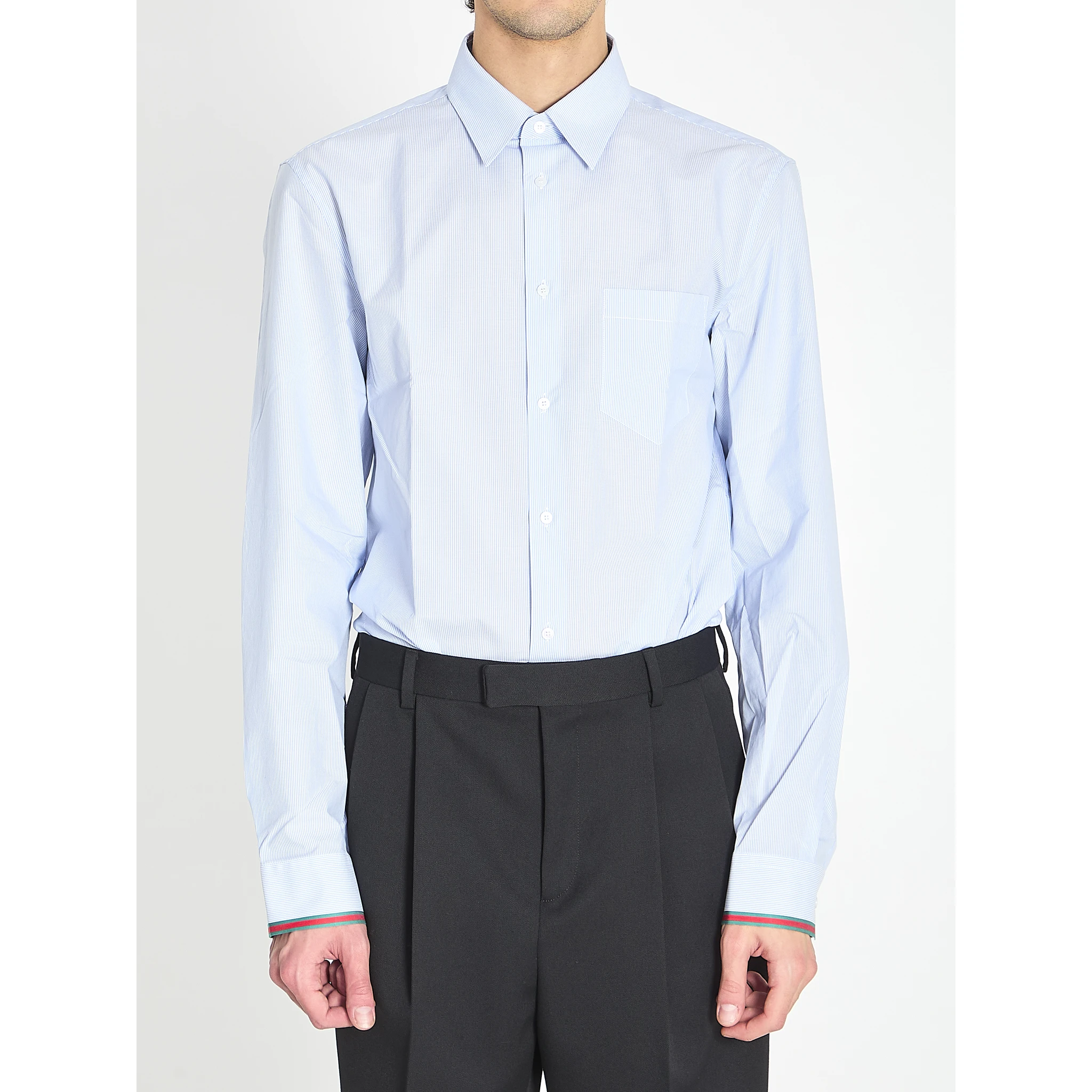 Web stripe cotton shirt