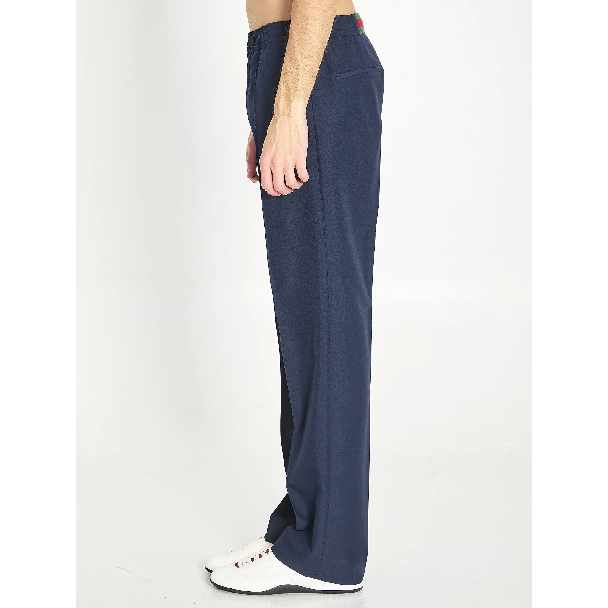 Sport trousers in technical panama