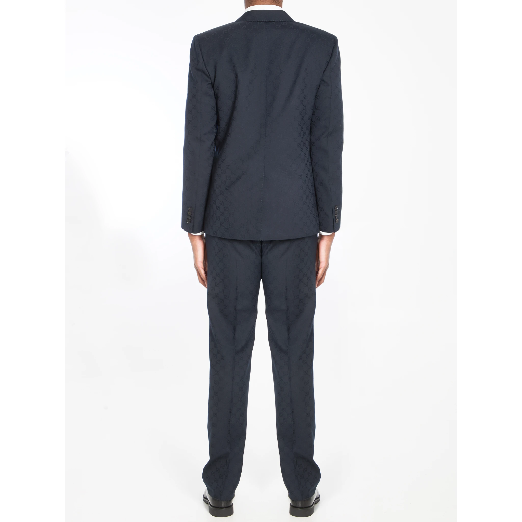 GG wool jacquard suit