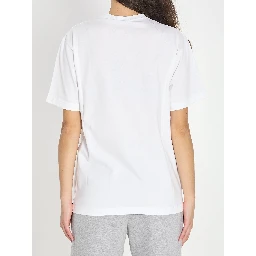 Cotton jersey T-shirt with embroidery