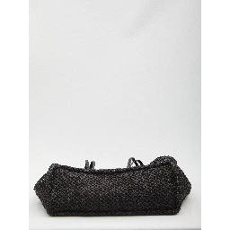 Black Barn Tote bag in Raffia