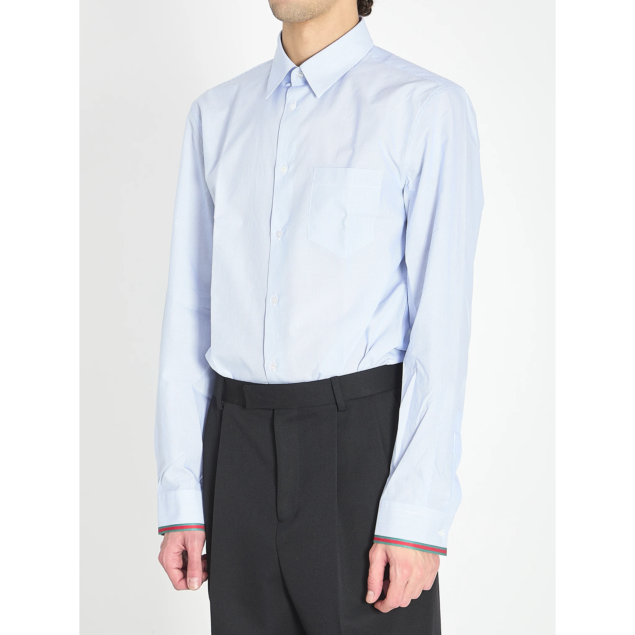 Web stripe cotton shirt