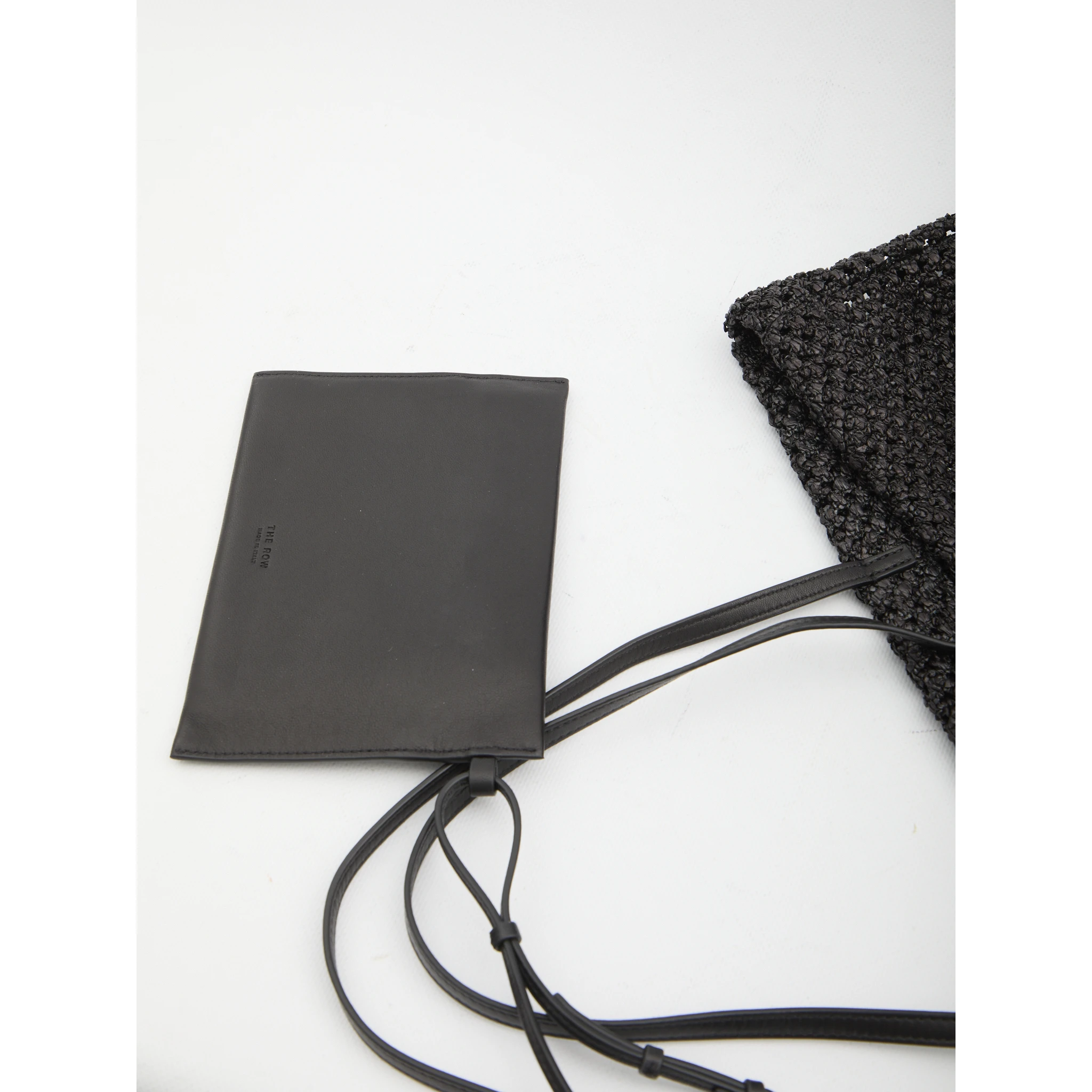 Black Barn Tote bag in Raffia