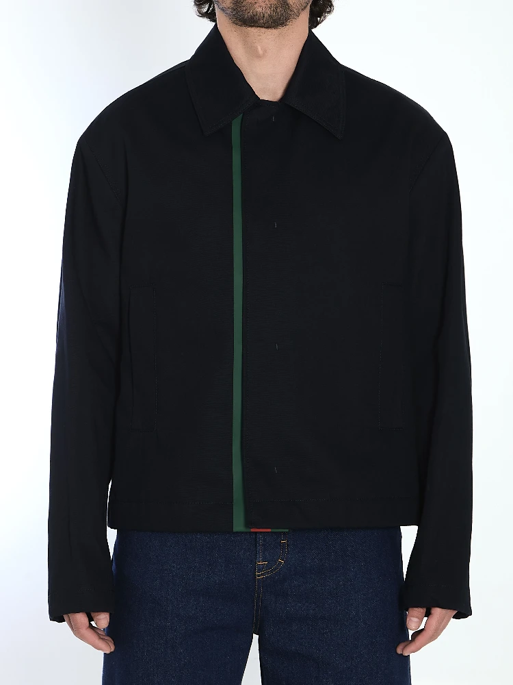 Cotton gabardine jacket