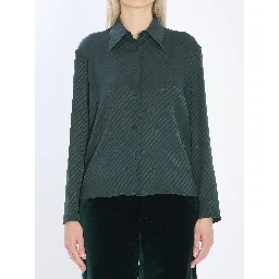GG Interlocking jacquard silk shirt