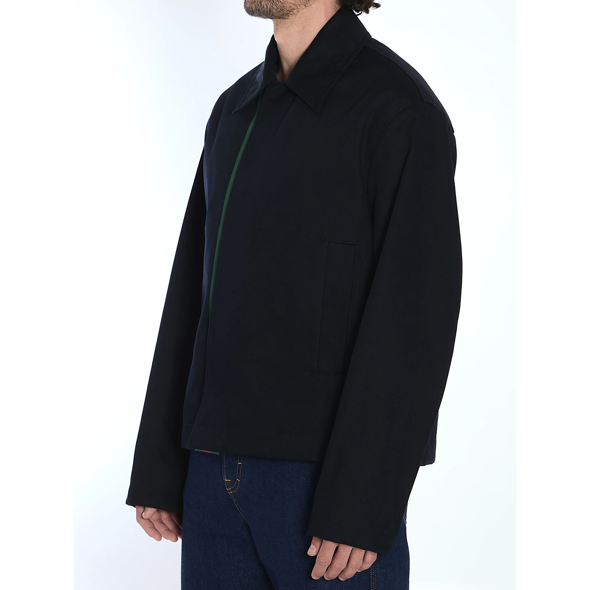 Cotton gabardine jacket