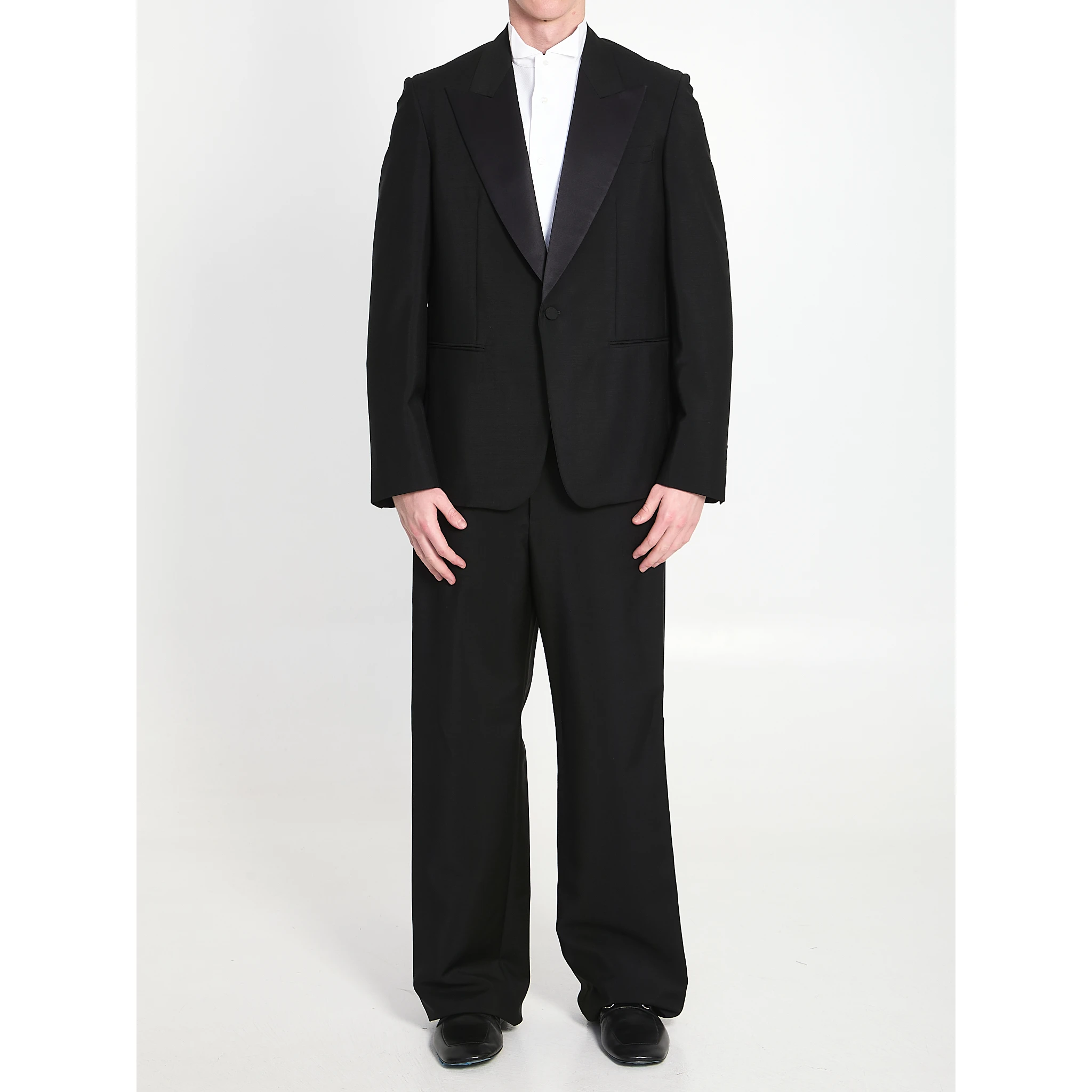 Fine mohair wool fabric suit