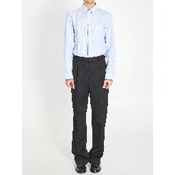 Web stripe cotton shirt