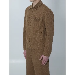 Camel cotton jacket