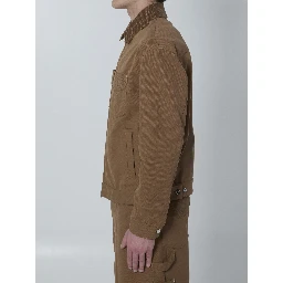 Camel cotton jacket