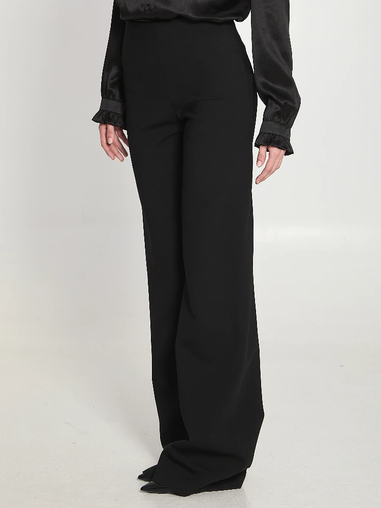 Technical stretch wool trousers alternative